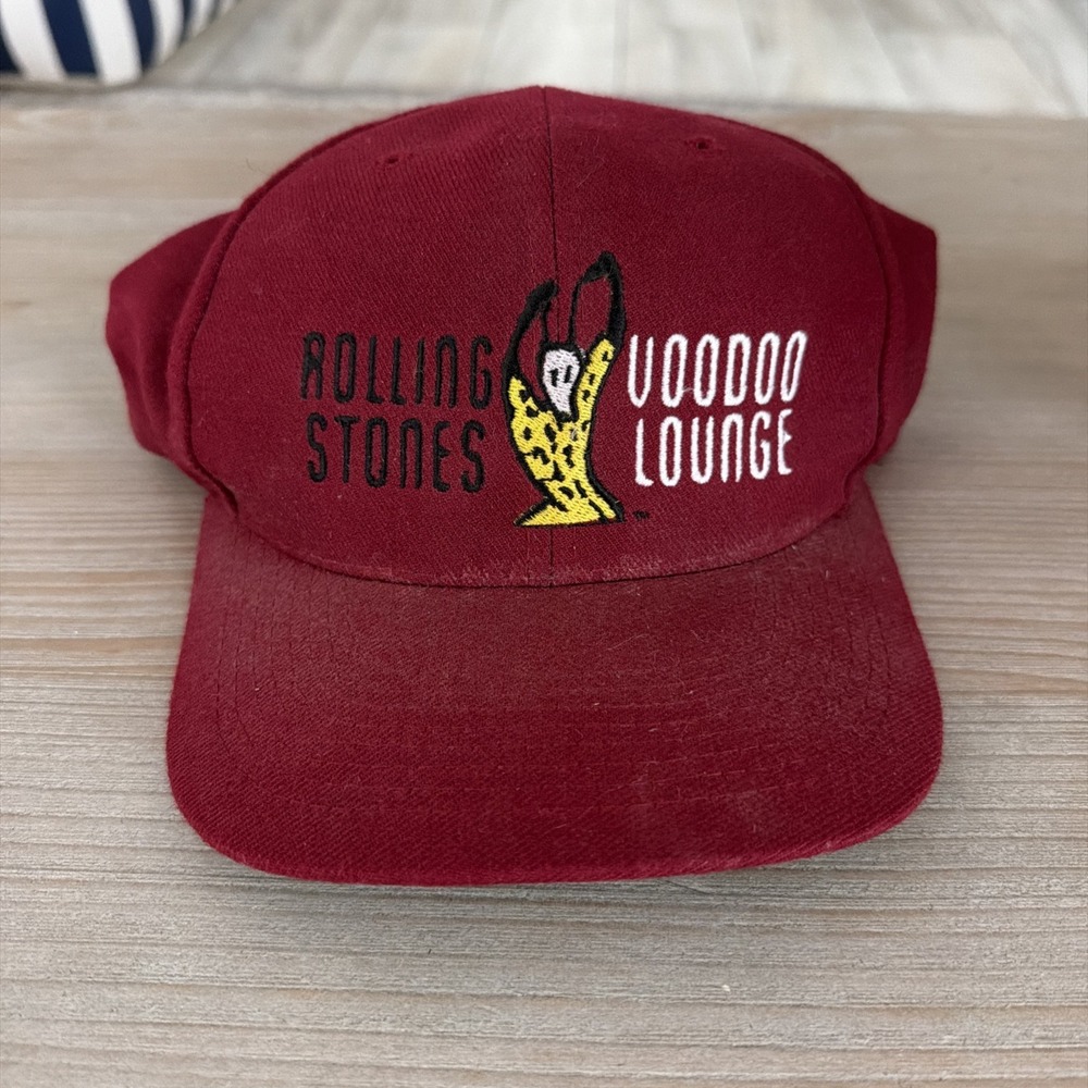Vintage 1994 Rolling Stones Voodoo Lounge SnapBack Hat Cap Brockum 90s